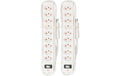 Max Hauri Doppelpack Steckdosenleiste Safety Line, 9xT13, weiss