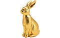 G. Wurm Dekofigur Hase 22cm Gold Polyresin, 13x22x9cm