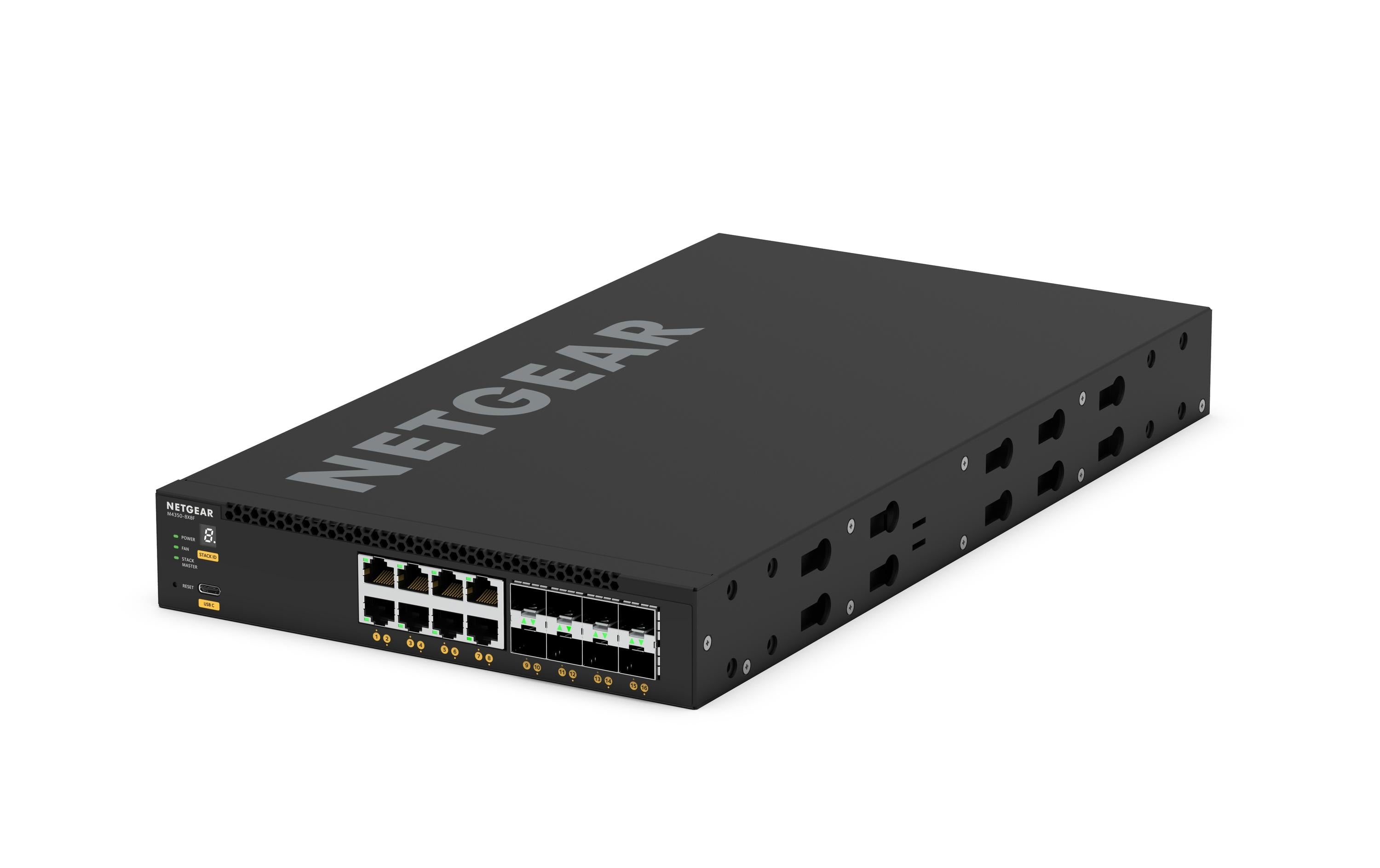 Netgear AV Line M4350-8X8F 8x10G 8x10G/Multi-Gig 8xSFP+, Managed