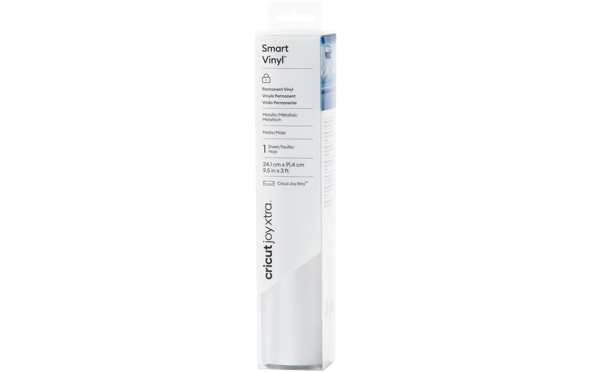 Cricut Vinylfolie Joy Xtra Smart perm 21 x 91 cm, Silber