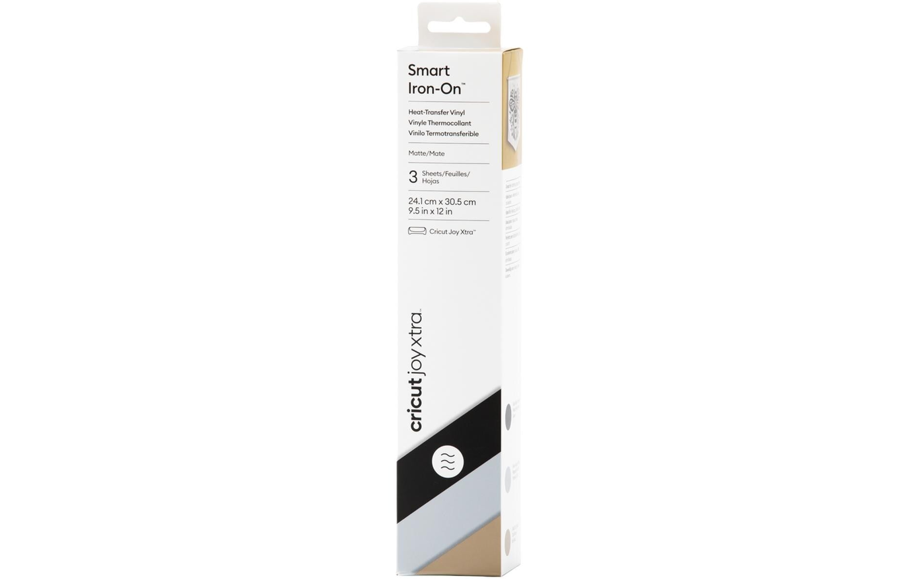 Cricut Aufbügelfolie Joy Xtra Smart 3 Bögen à 21 x 30.5 cm, Classic