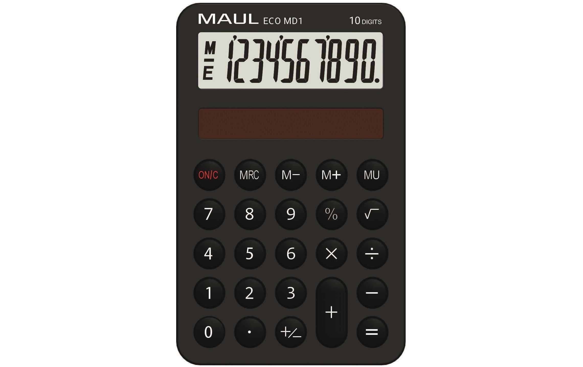Maul Tischrechner ECO MD1 10 Stellen, schwarz