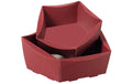 Brieger Präsentkorb Royal 5-eckig bordeaux, 150 x 220 x 60 mm, 1 Stück