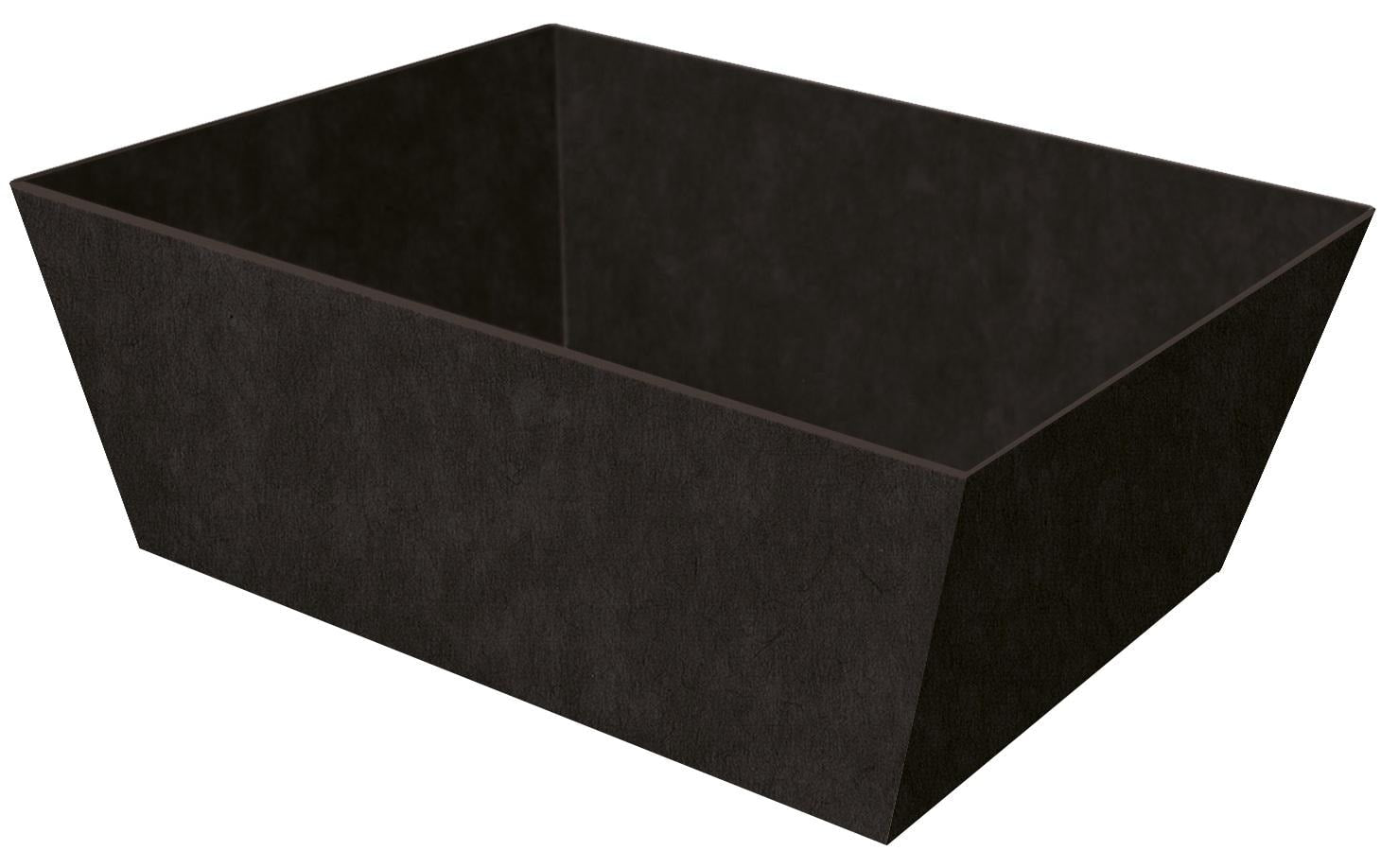 Brieger Präsentkorb Pure Line schwarz, 190 x 140 x 100 mm, 1 Stück