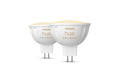Philips Hue White Ambiance MR16, 2x 400lm, Doppelpack