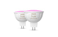 Philips Hue White & Color Ambiance MR16, 2x 400lm, Doppelpack