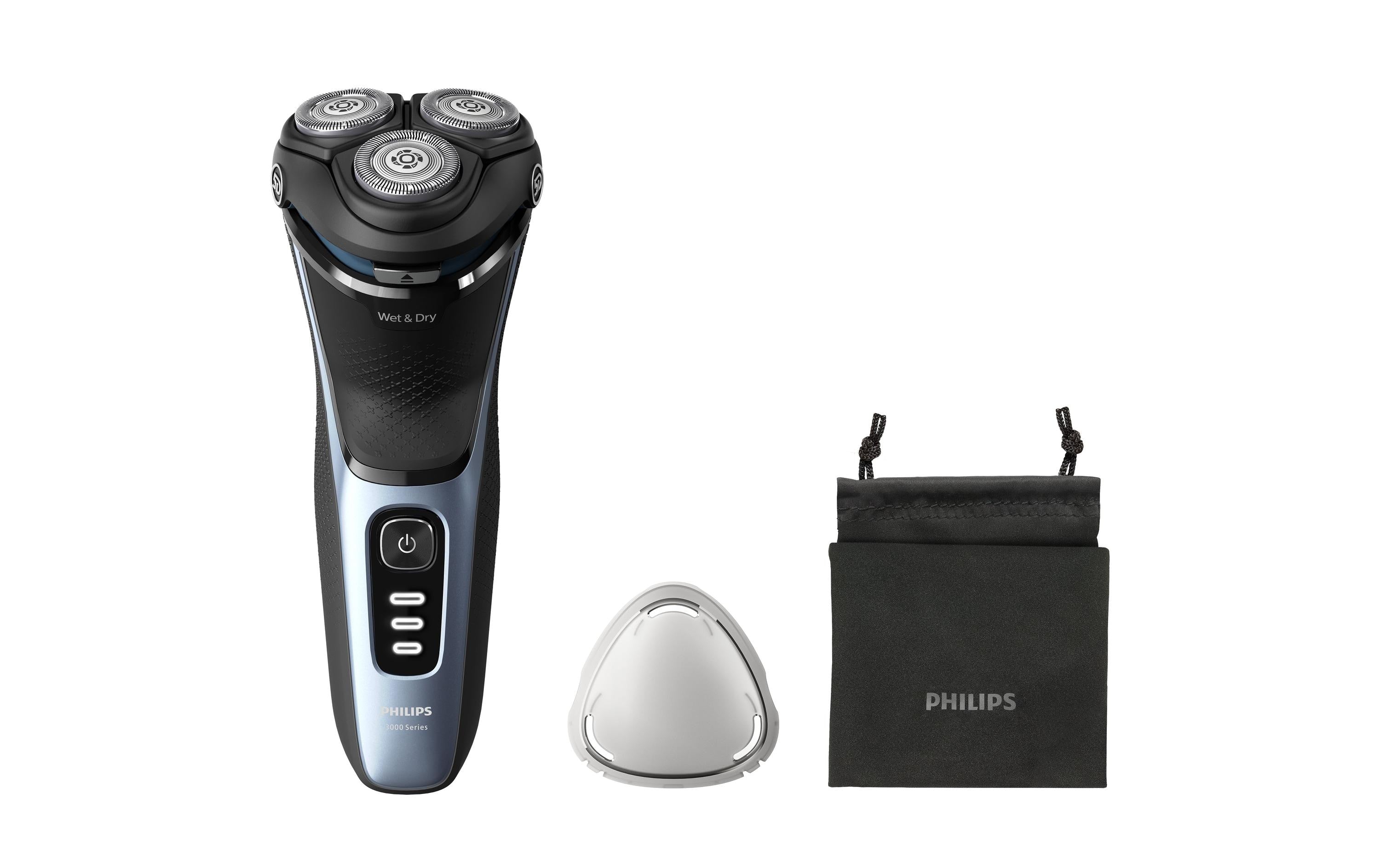Philips Rasierer Series 3000 S3243/12 hellblau, Skin Protect Technology