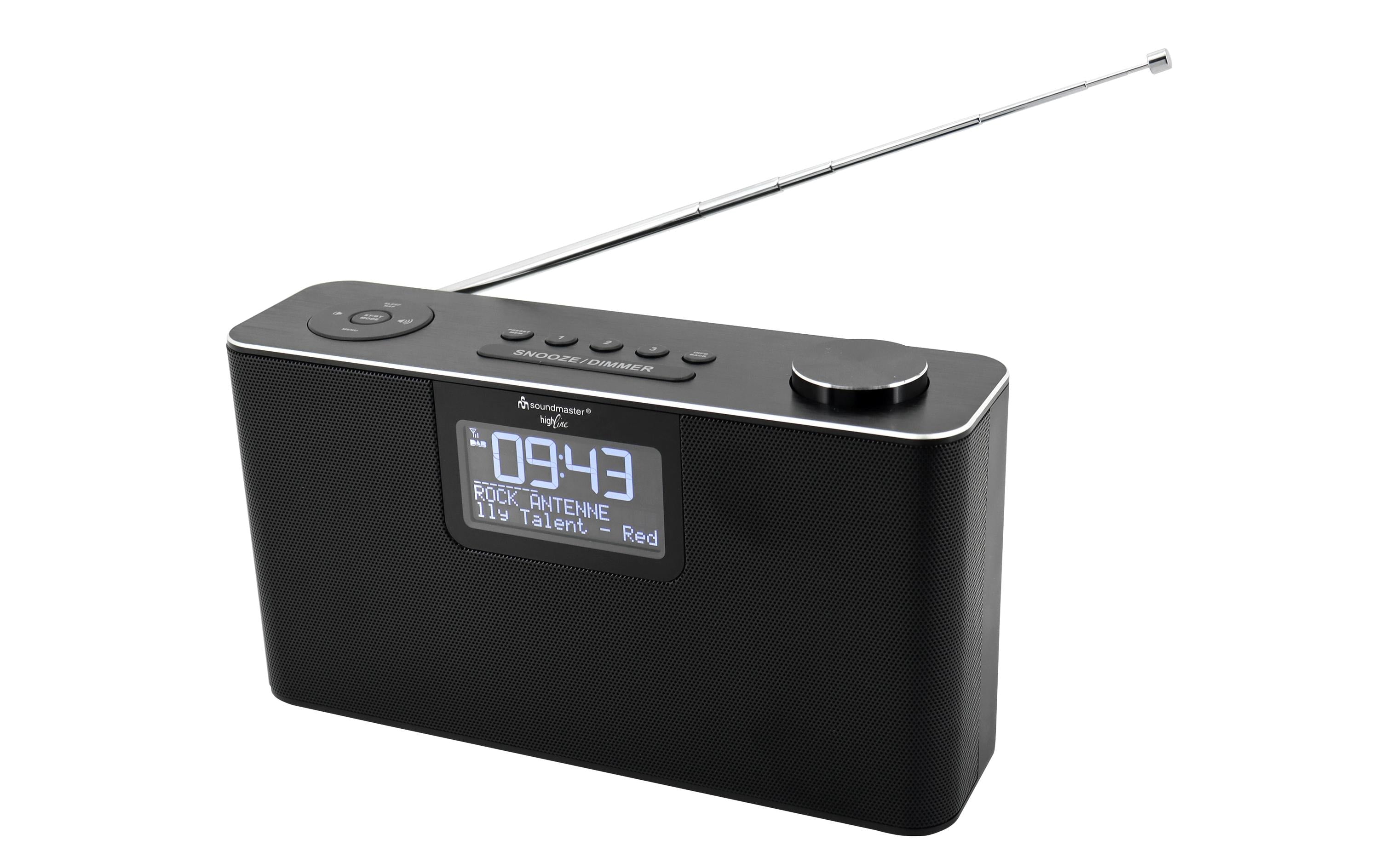 Soundmaster DAB700SW DAB+/Bluetooth-Radio, schwarz