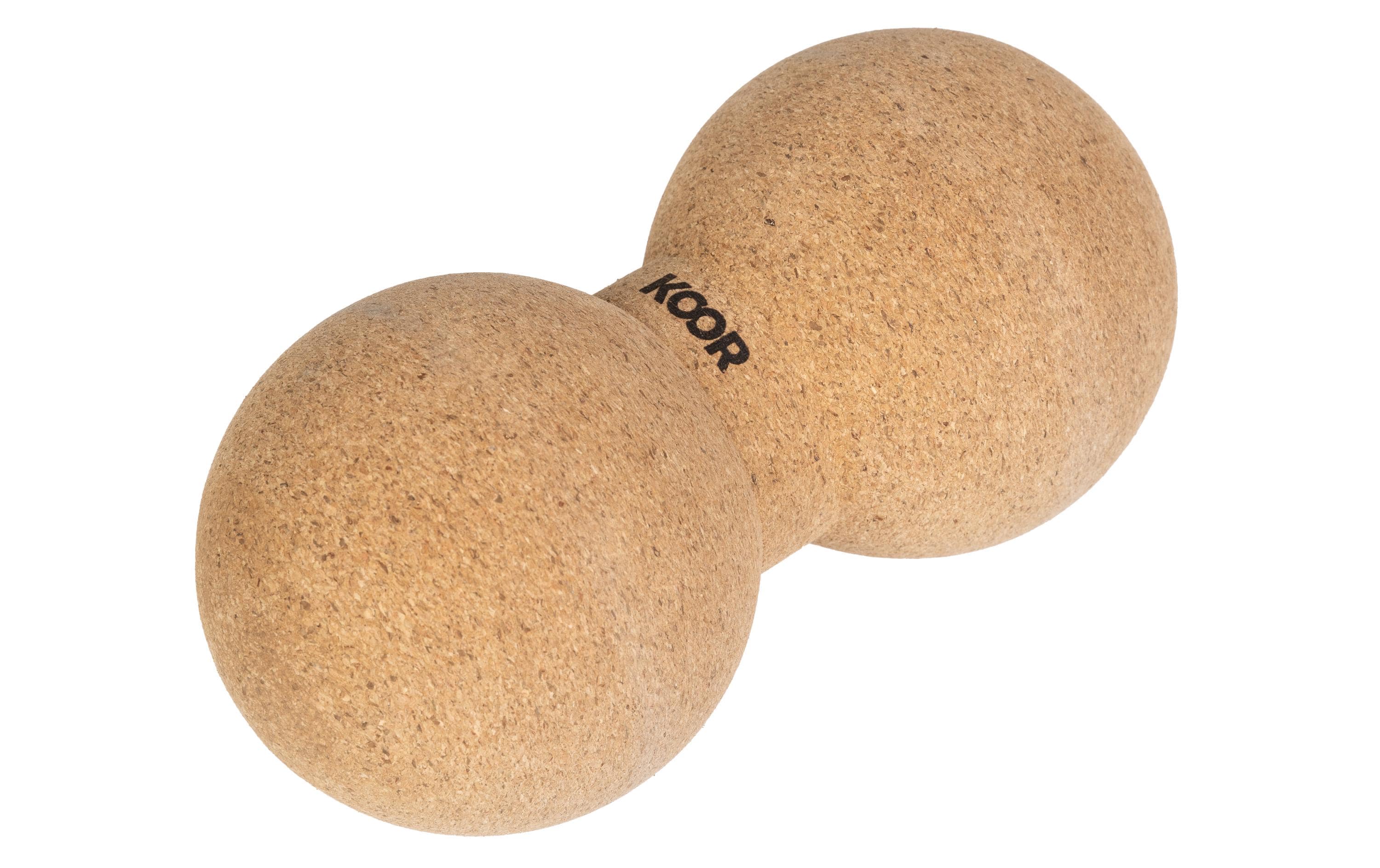 KOOR Yoga Peanut Ball kork 8x16cm, kork