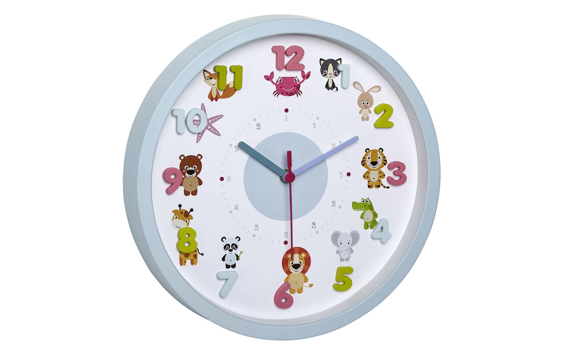 TFA Kinder-Wanduhr Little Animal ohne Batterie