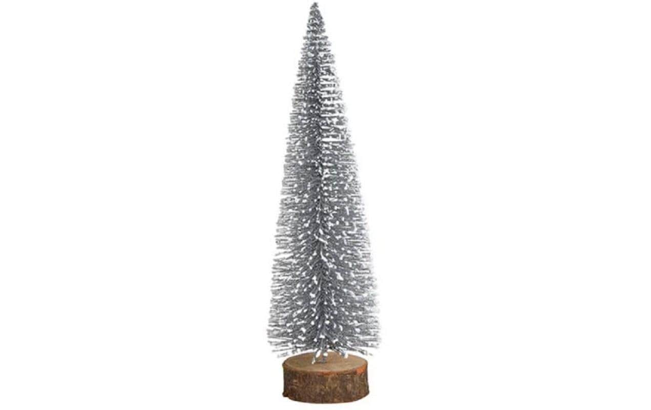 G. Wurm Weihnachtsbaum Silber, 7x25x7cm