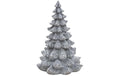 G. Wurm Weihnachtsbaum Silber, 18x25x18cm