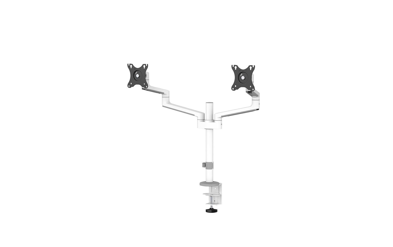 Neomounts DS60-425WH2 Desk Mount (clamp/grommet)
