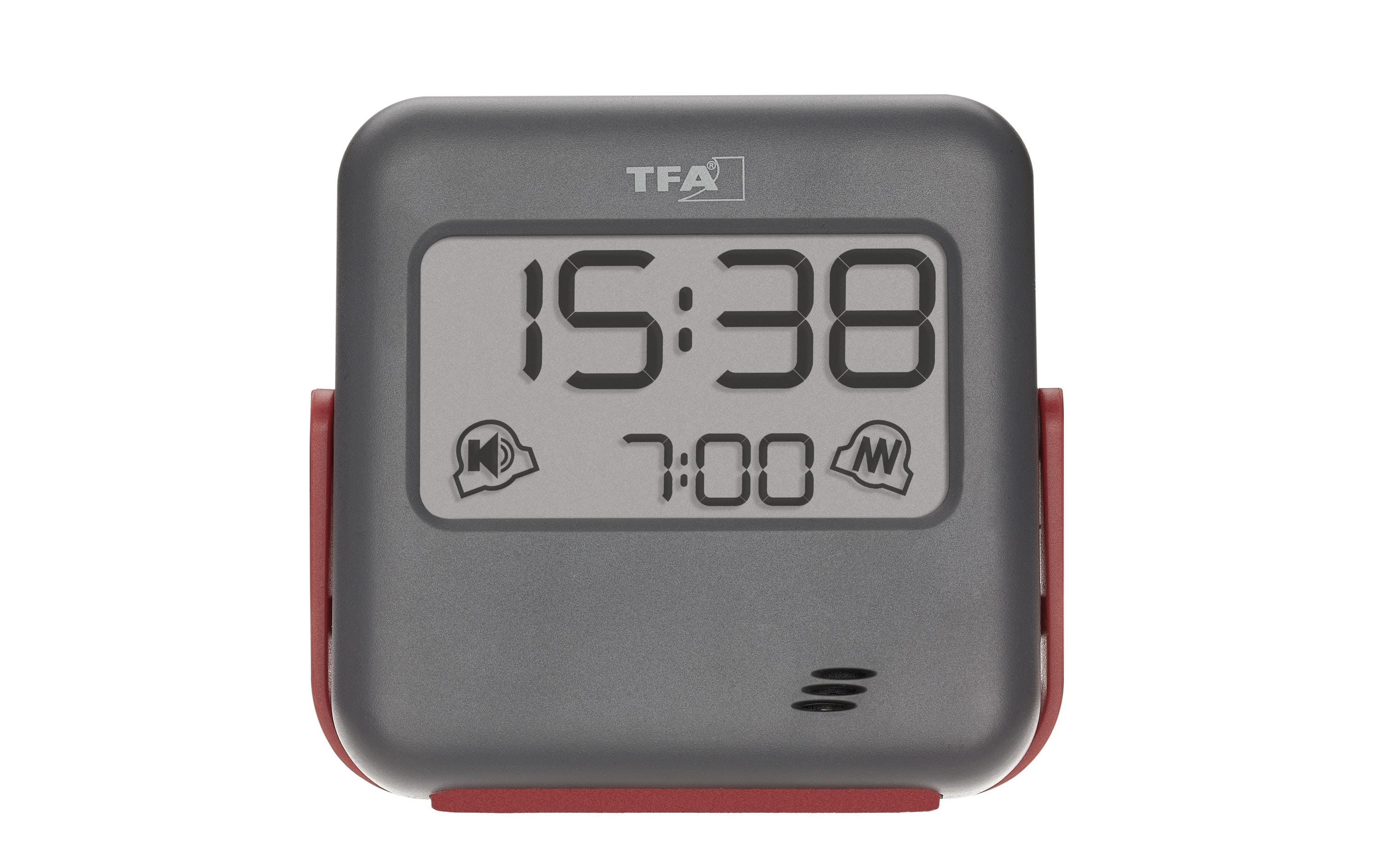 TFA Digitaler Reisewecker BUZZ ohne Batterie, m. Vibration