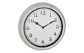 TFA Outdoor Wanduhr Weiss ohne Batterie, Metall