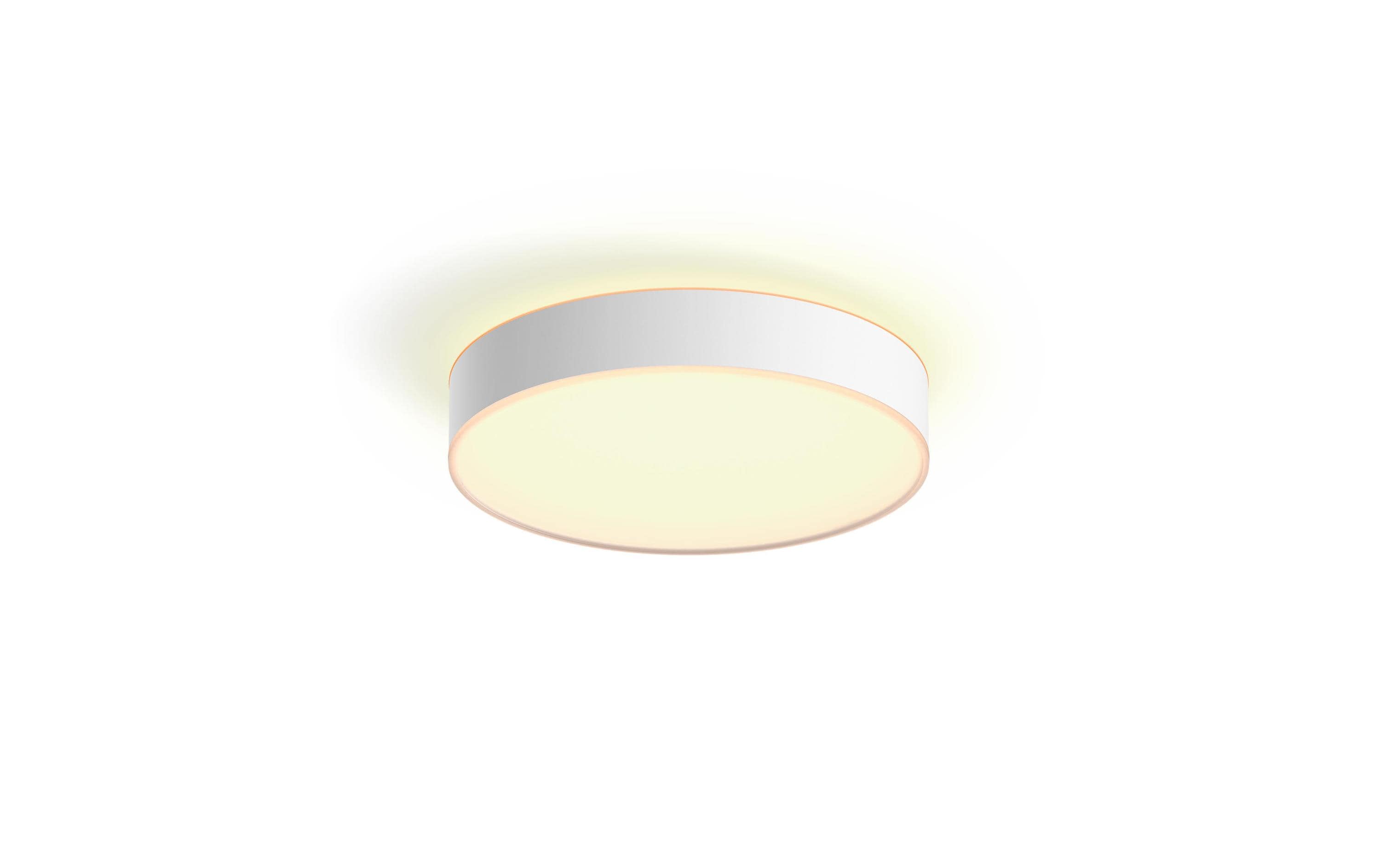Philips Hue White Amb. Devere Deckenleuchte M weiss 2400lm inkl. Dimmschalter white (35
