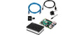 Raspberry Pi 4B 4GB Set Pi 4B, 4GB, 32GB SD, PSU, Case, HDMI, LAN