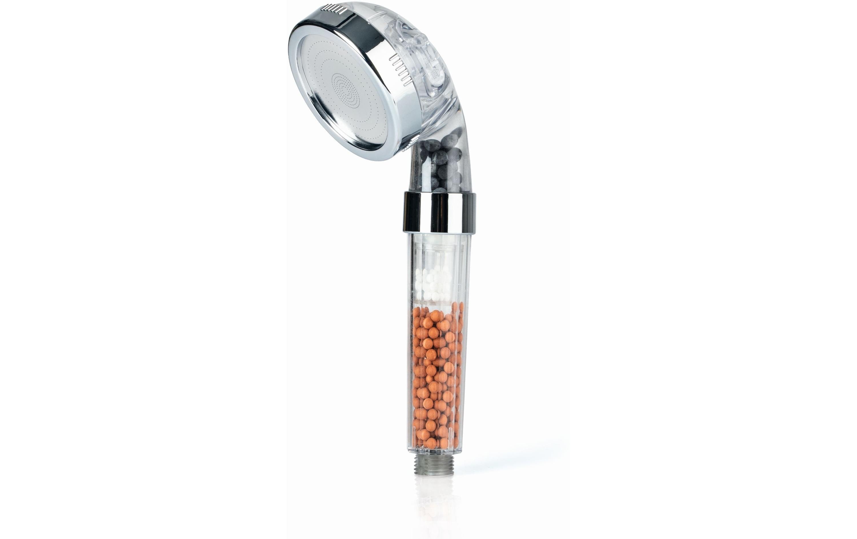 EASYMaxx Duschbrause Spa 3in1 Transparent / Chrom