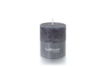 balthasar Zylinderkerze Rustico, Grau 7x8 cm (DxH), Brenndauer 35h