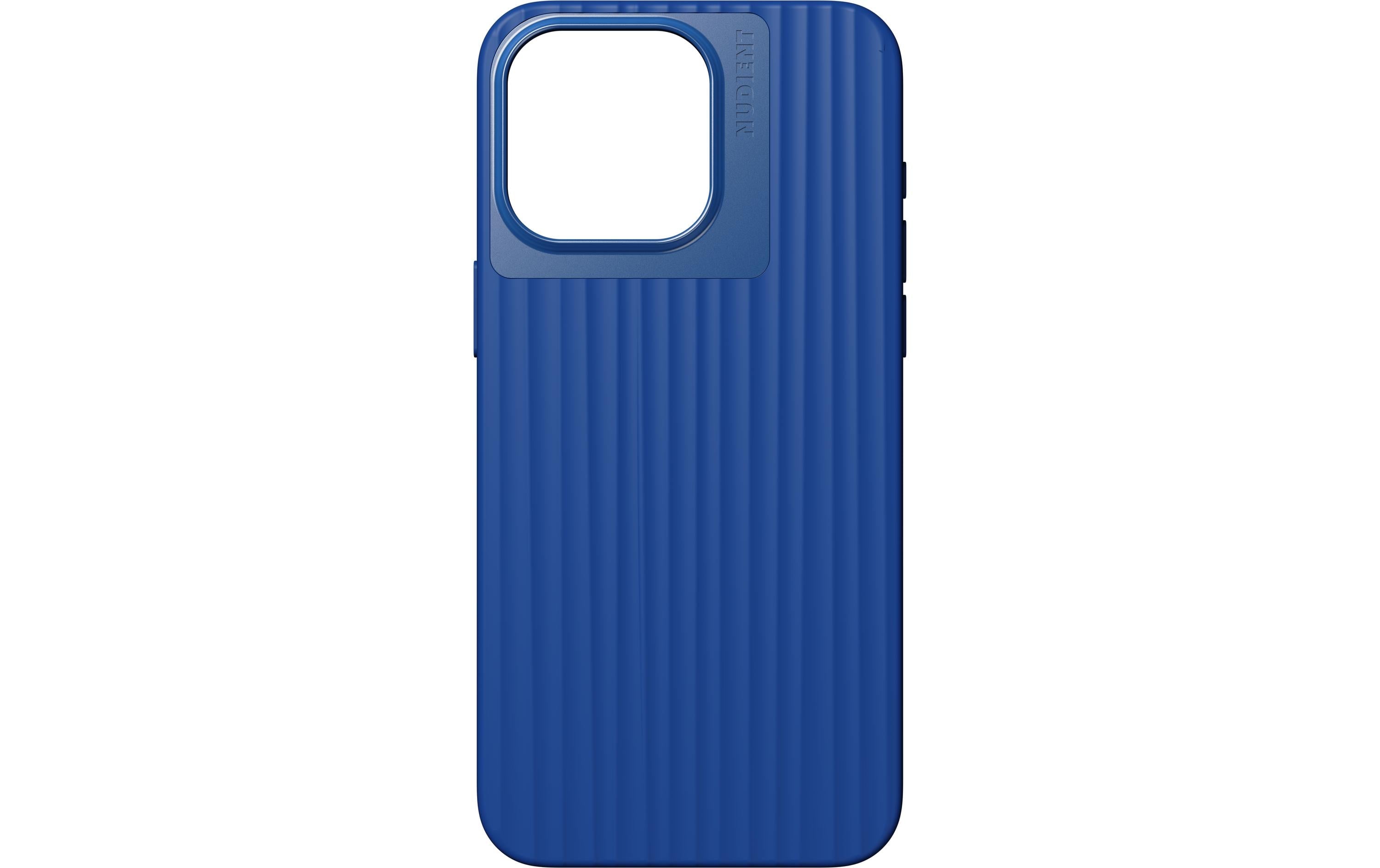 Nudient Bold Case Signature Blue fürs iPhone 15 Pro Max
