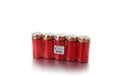 balthasar Grabkerze mit Deckel, 5er Set Rot, 6x12 cm (DxH)