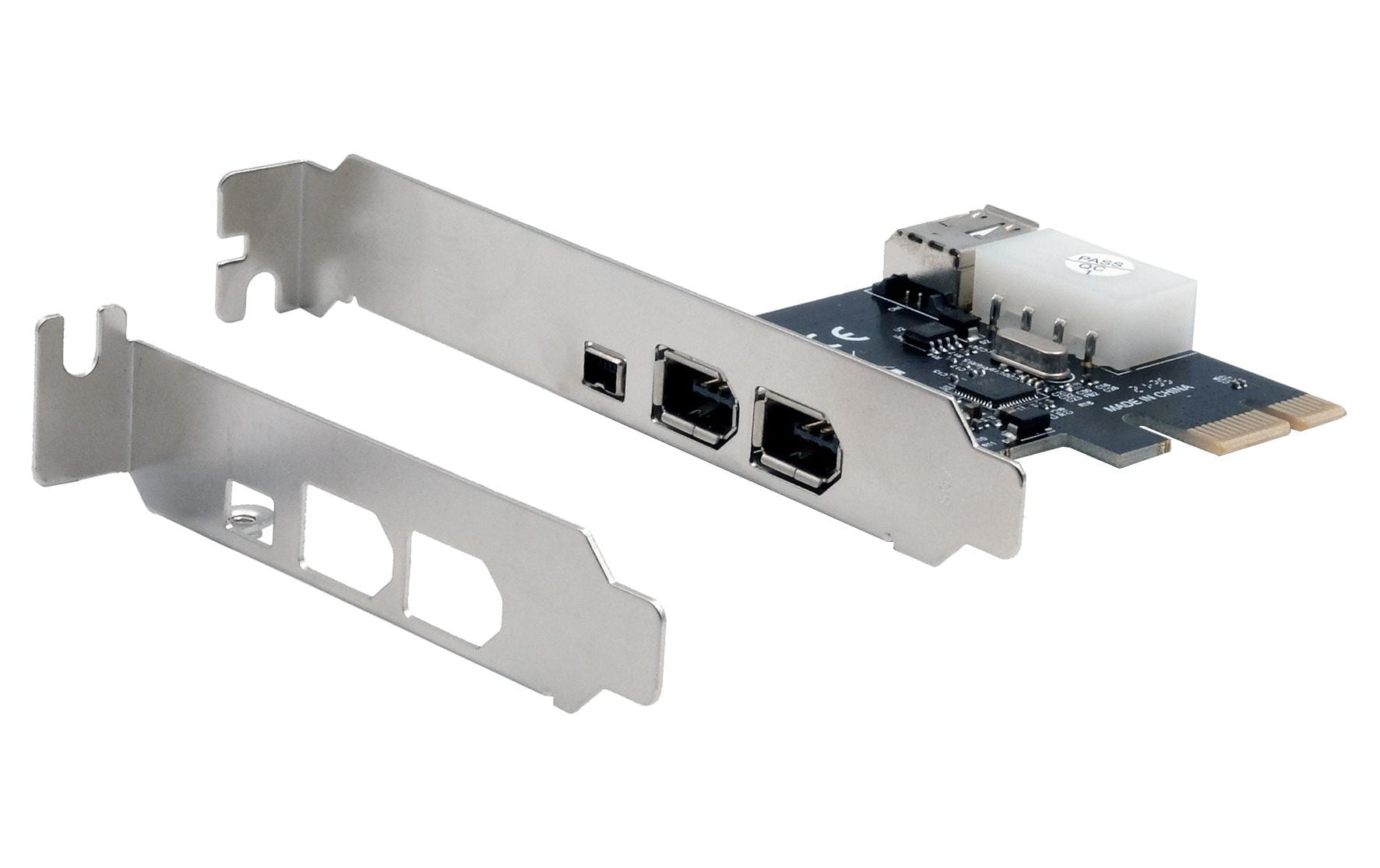 EXSYS EX-16600, FireWire 1394a, 3+1 Ports (Via Chipsatz) inkl. Low Profile Bracket
