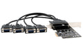 EXSYS EX-46024, 4S Seriell RS-232 Karte mit Octopus Kabel (ASIX Chipsatz)