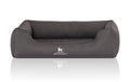 Knuffelwuff Ortho.Bett Leon Velour M-L 85x63cm, anthrazit
