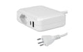 Steffen Ladestation IQ 1xT13 + 1x USB-A/C weiss, Kabellänge 1.5m