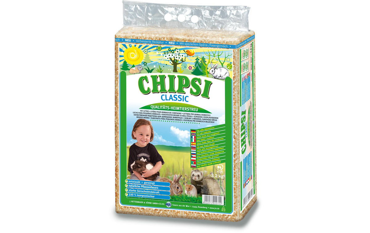 Chipsi Classic Hobelspäne 3.2 kg Kleintierstreu