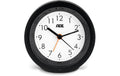 ADE anloger Wecker mit Nachtlicht-Sensor Schwarz, 10.5x3.8 cm (DxB)