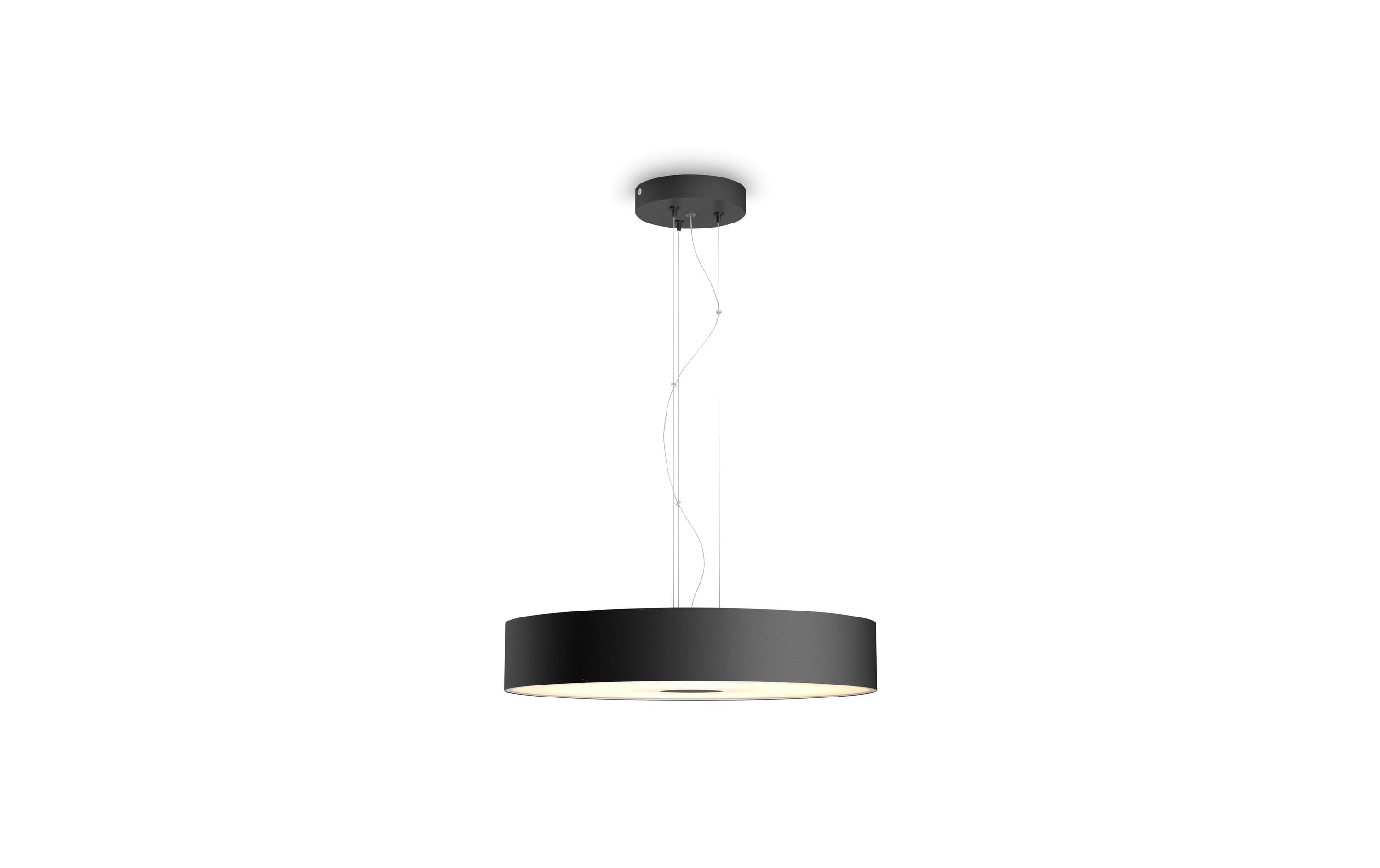 Philips Hue White Amb. Fair Pendelleuchte schwarz 3000lm inkl. Dimmschalter