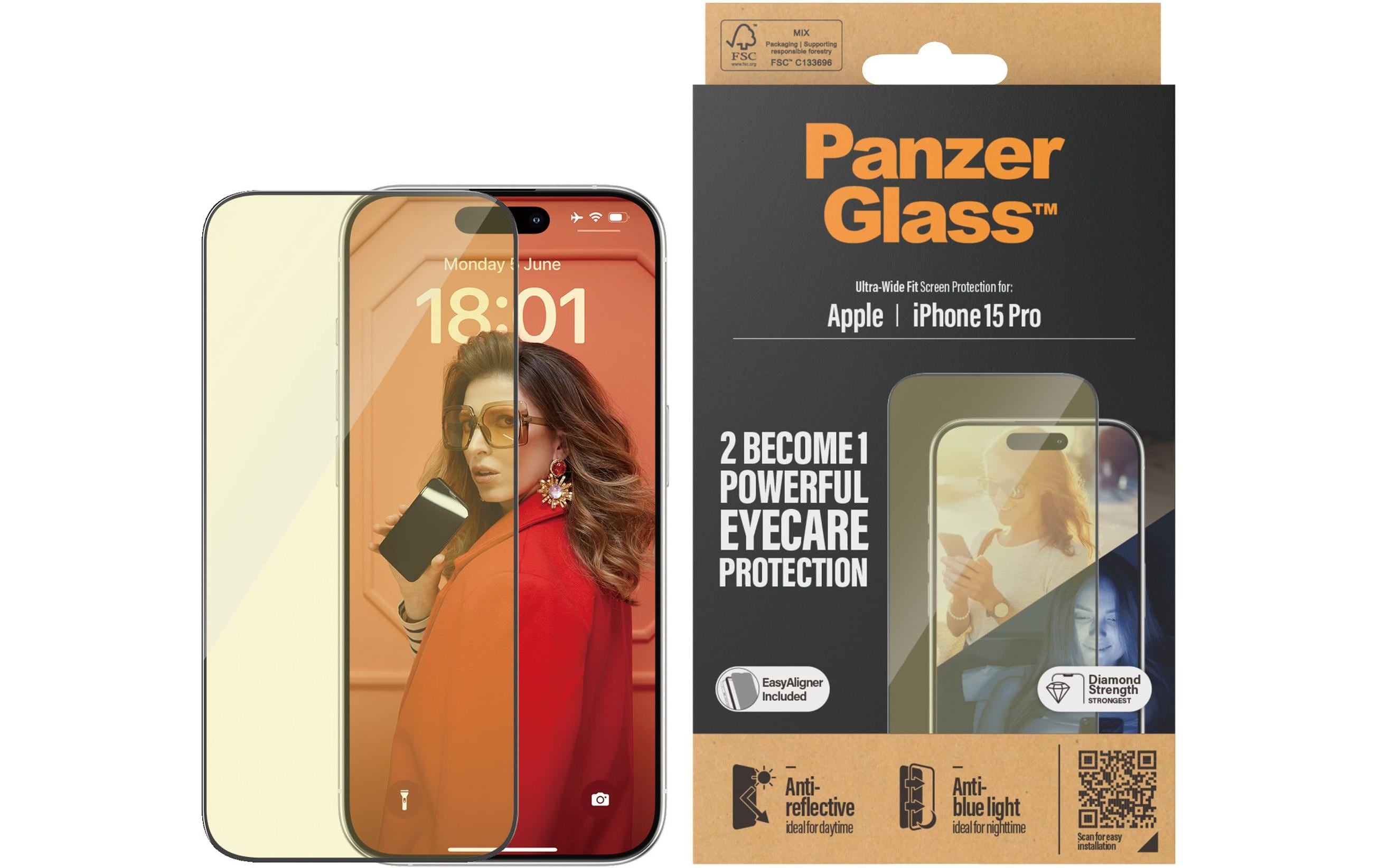 PanzerGlass Displayschutz, UWF, AR, ABL