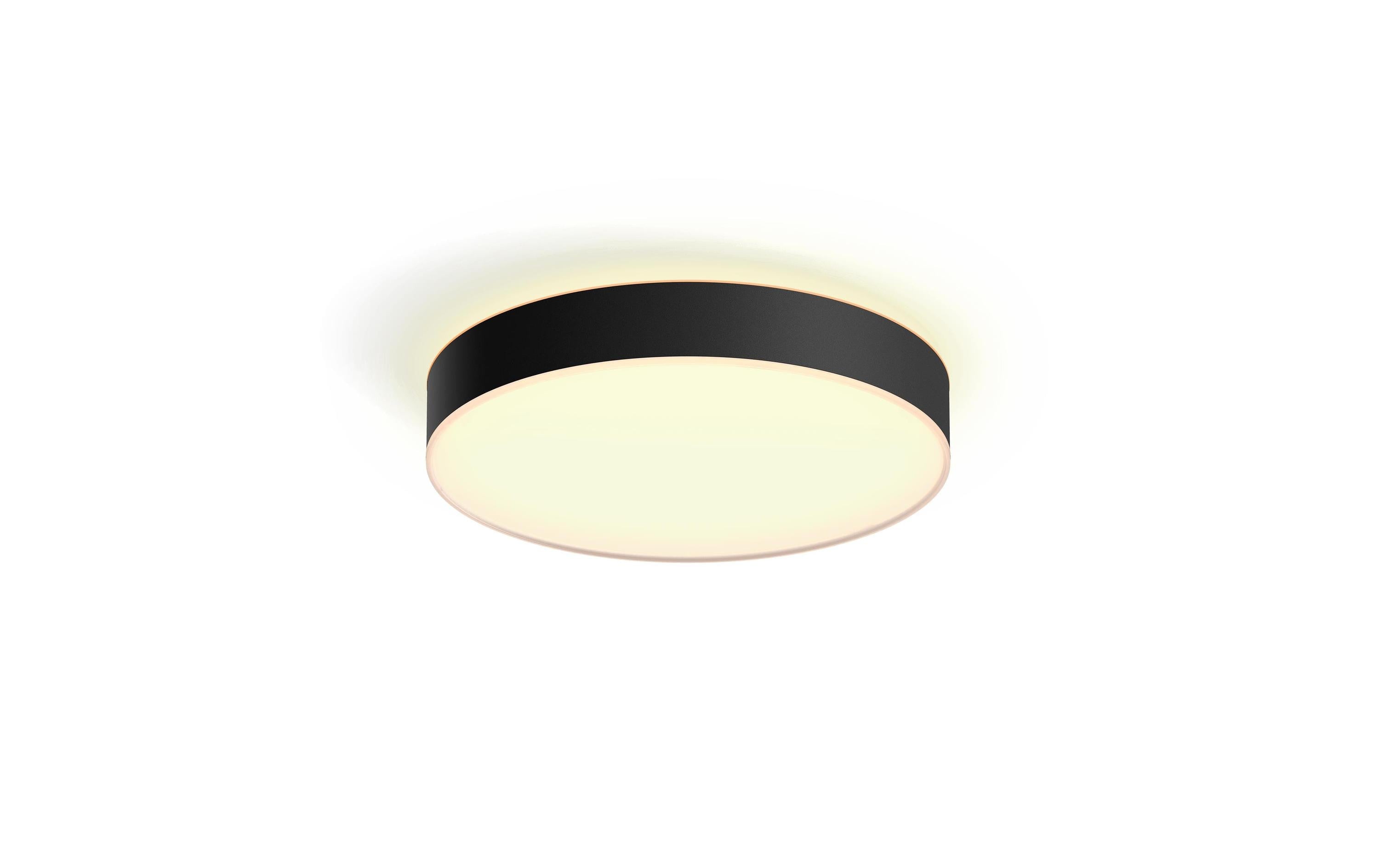 Philips Hue White Amb. Enrave Deckenleuchte L schwarz 4500lm inkl. Dimmschalter