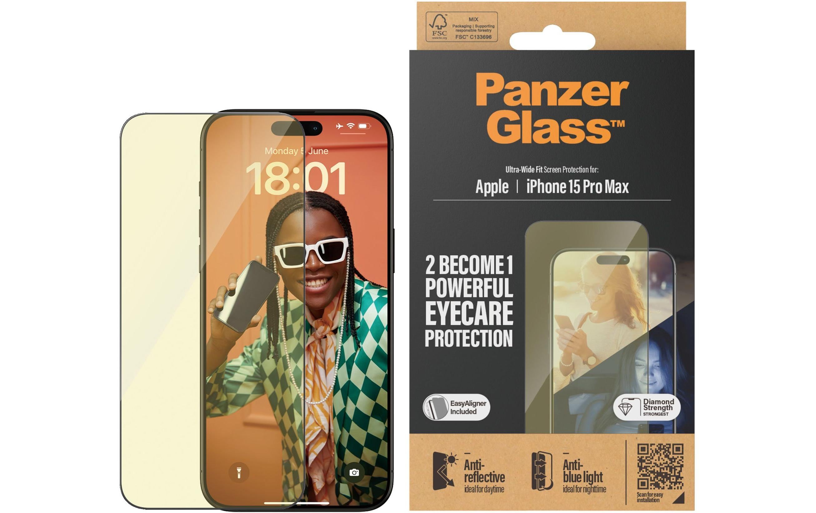 PanzerGlass Displayschutz, UWF, AR, ABL, EA