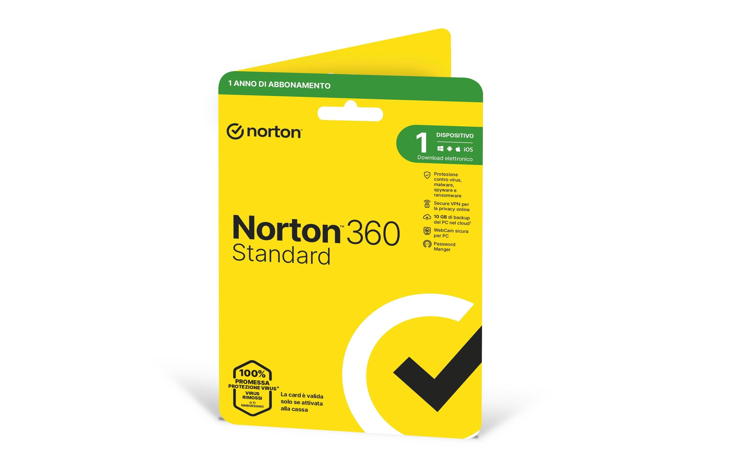Norton 360 Standard Non-Subscription Sleeve, Vollversion, 1 PC, 1J, ML