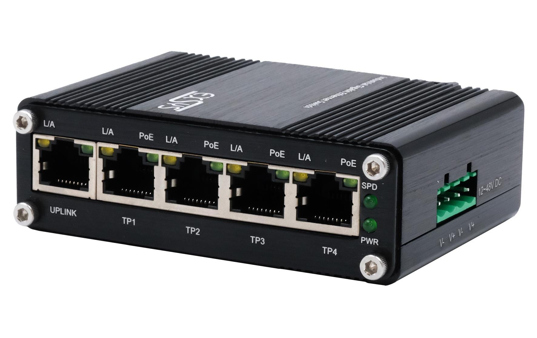 EXSYS EX-62020PoE, 5-Port Industrial Gbit PoE Switch unmanaged