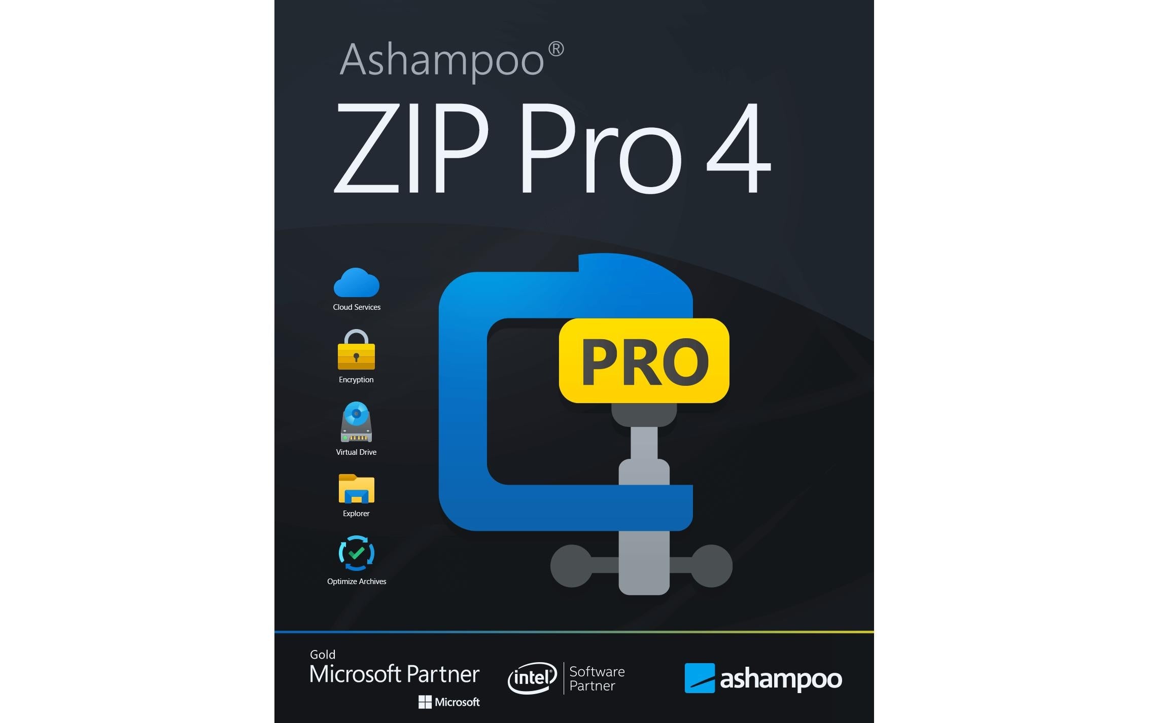 Ashampoo ZIP Pro 4 ESD, Vollversion, 1 PC