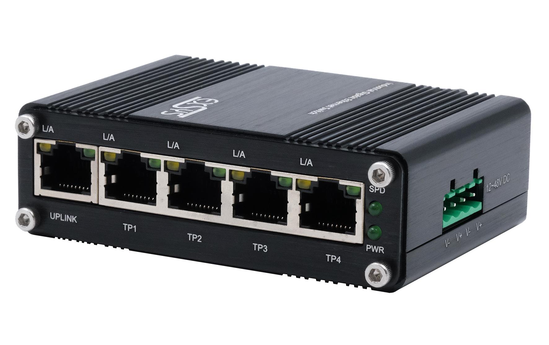 EXSYS EX-62020, 5-Port Industrial Switch unmanaged