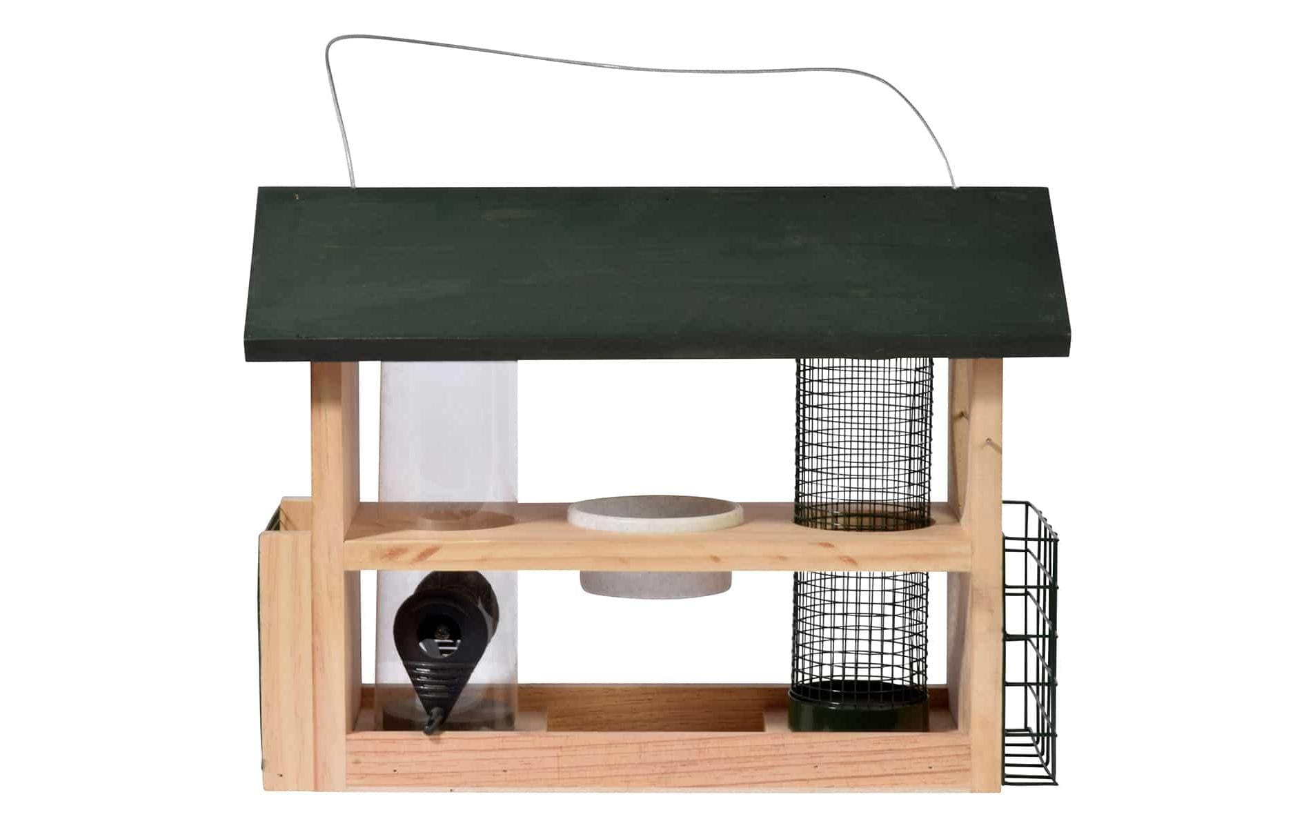 dobar 7-in-1-Futterstation Holz
