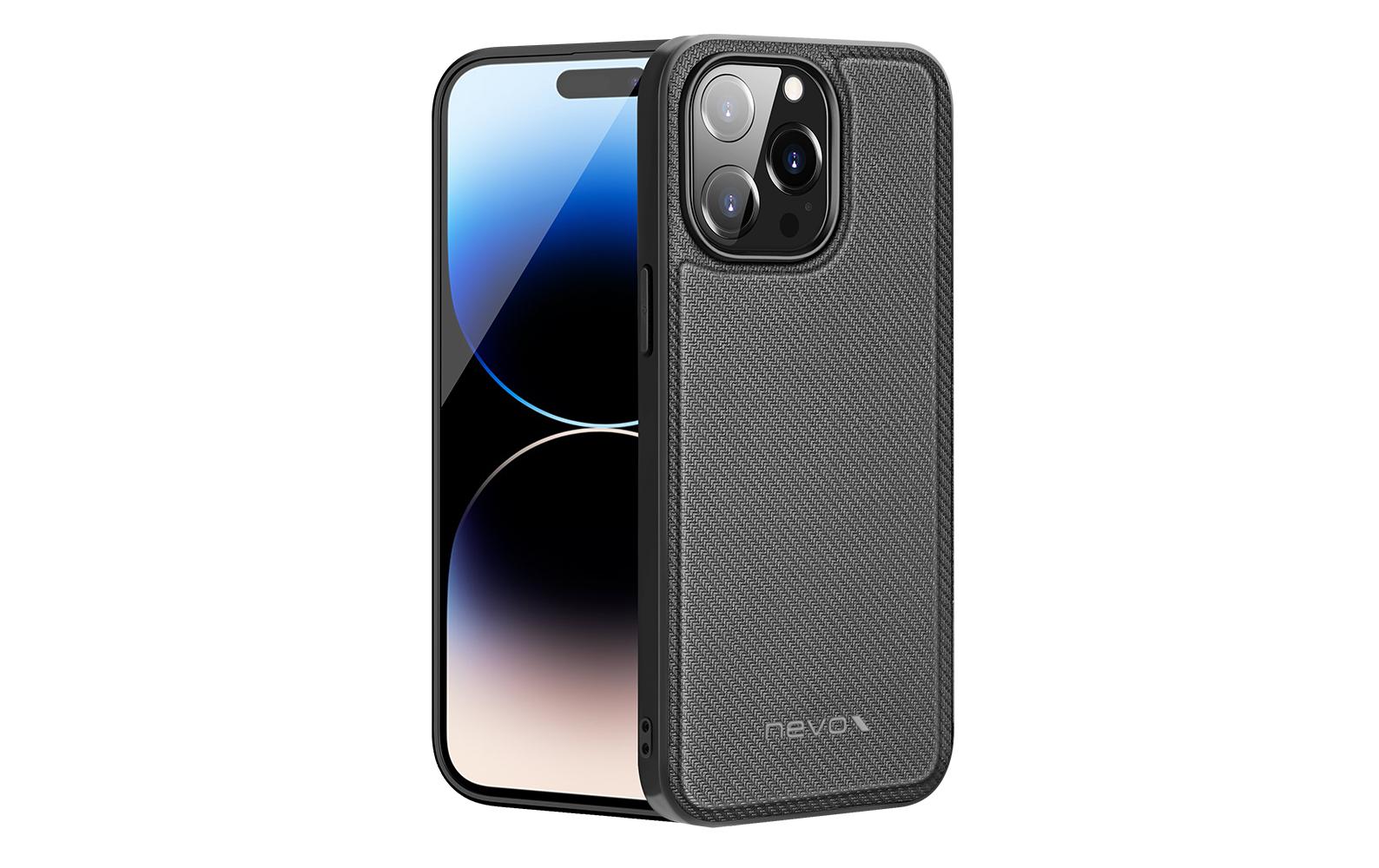 Nevox StyleShell Nylo Backcover Black für iPhone 15 Pro