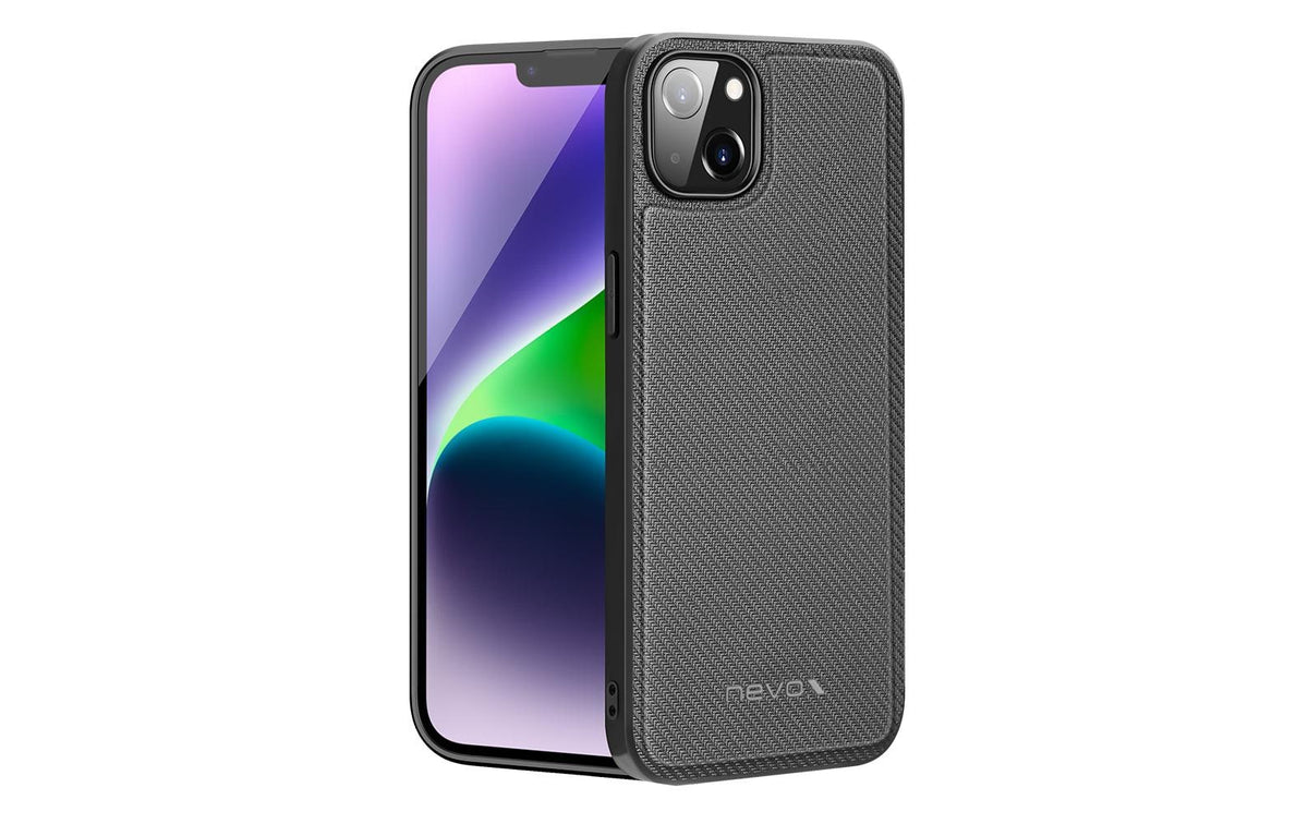 NEVOX StyleShell Nylo Backcover Black iPhone 15 Plus
