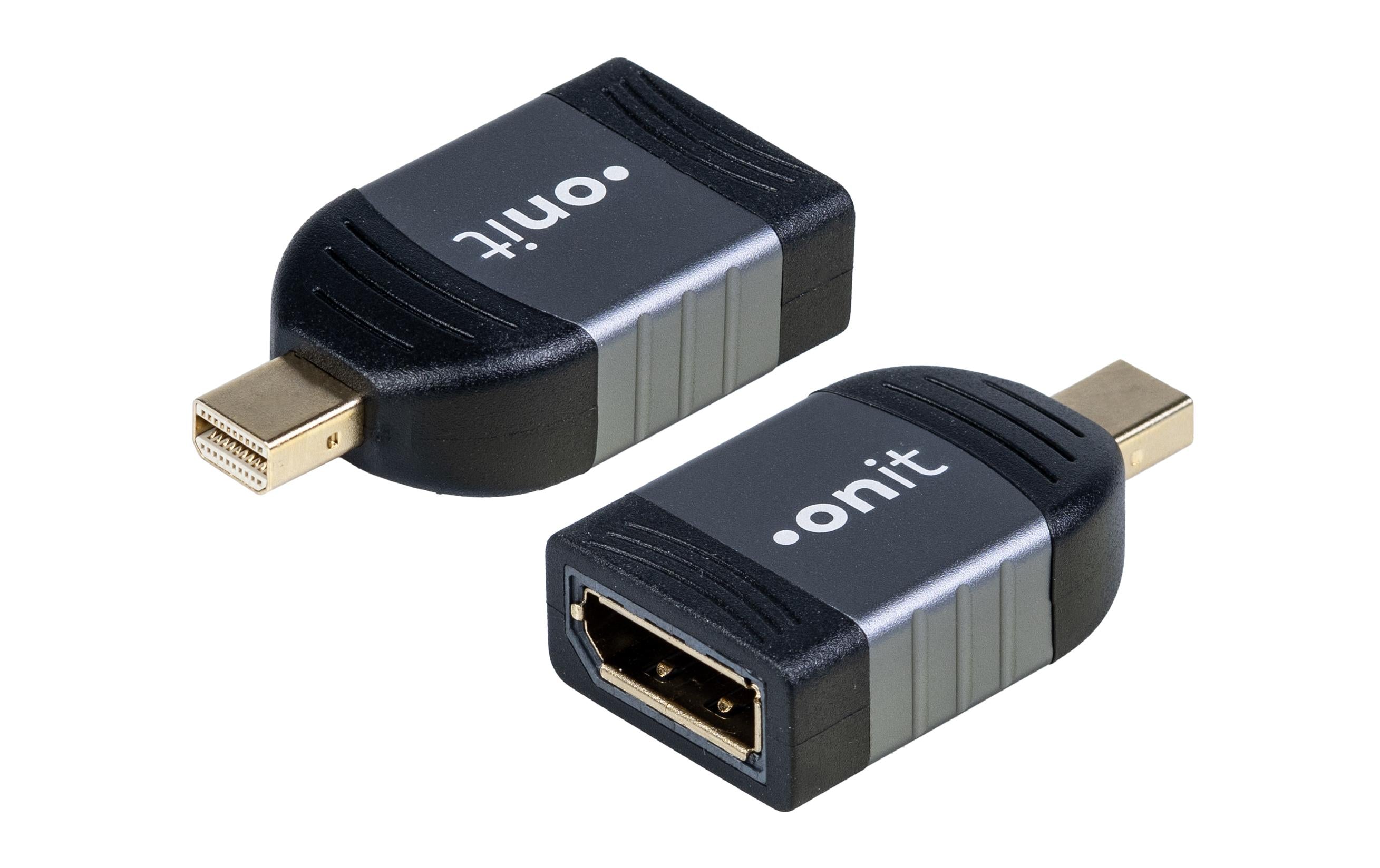 onit Adapter miniDP Stecker - DP Buchse 4k@60Hz
