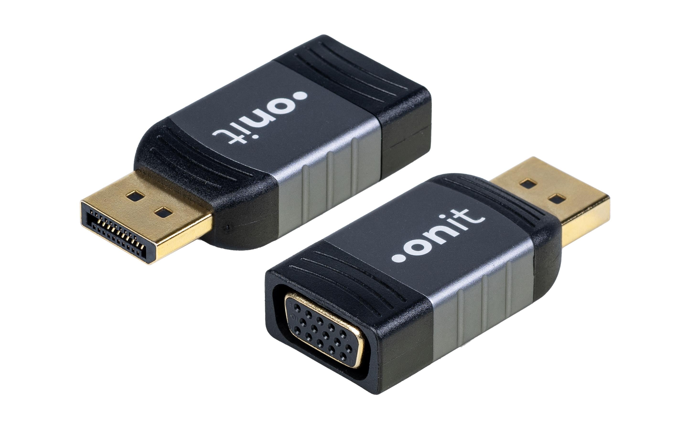 onit Adapter DP Stecker - VGA Buchse 1080P@60Hz