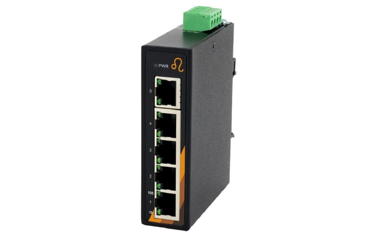 EXSYS EX-6200-T, 5-Port 10/100Tx Industrie Ethernet Switch -40° bis +75°C