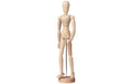 Talens Gliederpuppe Mann 30 cm, unlackiertes Holz