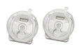 Gardinia Ersatzteil Saugnapfset mit Clip transparent, 2 Stück