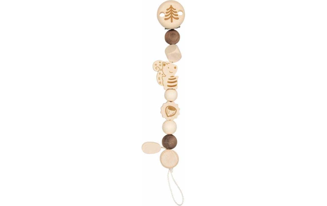 GOKI Schnullerkette Eichhörnchen L= 21 cm