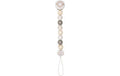 GOKI Schnullerkette Stern, grau L= 21 cm