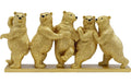 Kare Dekofigur Tipsy Dancing Bears Grösse: 8x30x14cm, Kunststoff
